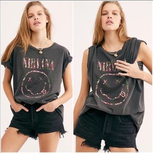 NIRVANA Flowers Tunic Free People X Live Nation🌸